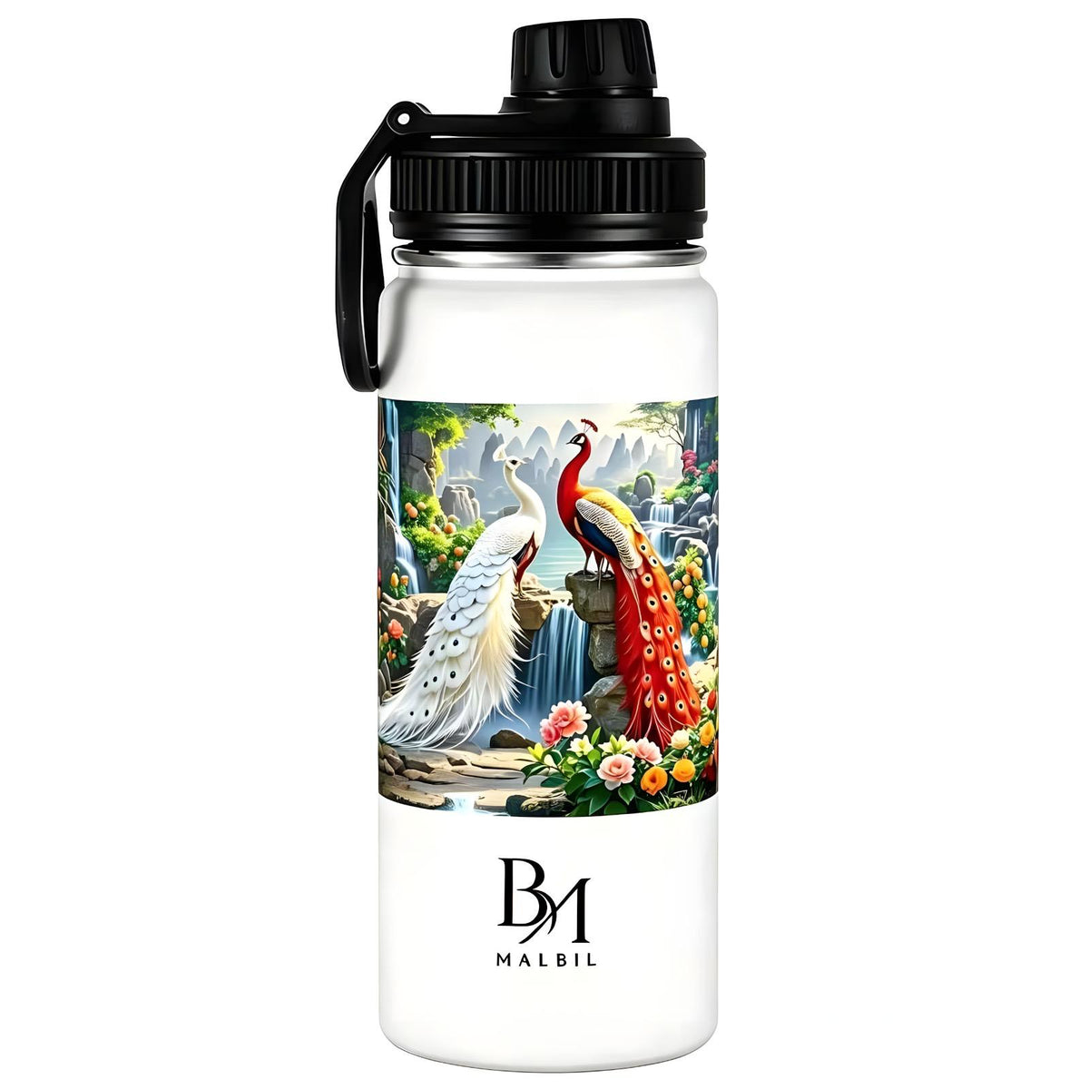 MALBIL 22 oz insulated stainless steel tumbler with magnetic phone holder