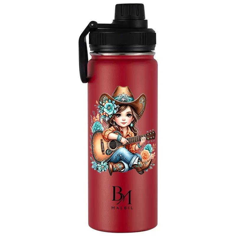 MALBIL 22 oz insulated stainless steel tumbler with magnetic phone holder